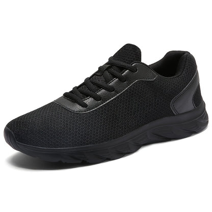 Sneakers, Men's Lightweight Breathable Walking Shoes Suitable for Running & Casual - Low-Top Sneators with Lace-Up Closure, Cushioned EVA Sole & MD Outsole - Minimalist Athletic Footwear for Gym, Travel, Daily Wear - ayq