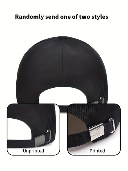 Unisex Baseball Cap, Breathable Summer Sun Hat, Trendy Peaked Cap With 3B-YS Print, Adjustable Casual Sports Cap