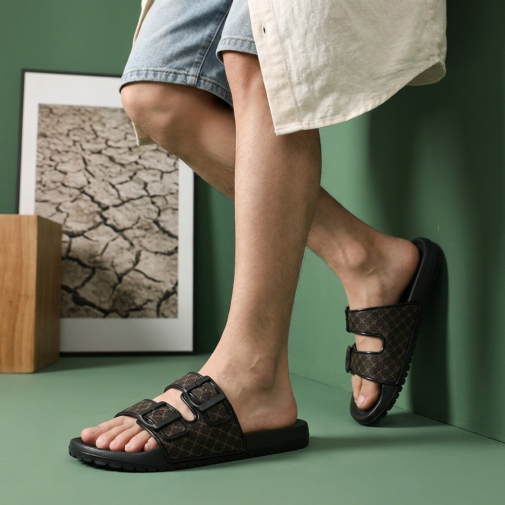 Men's Summer Soft-Soled Slip-On Beach Shoes with Anti-Odor