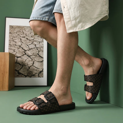 Men's Summer Soft-Soled Slip-On Beach Shoes with Anti-Odor