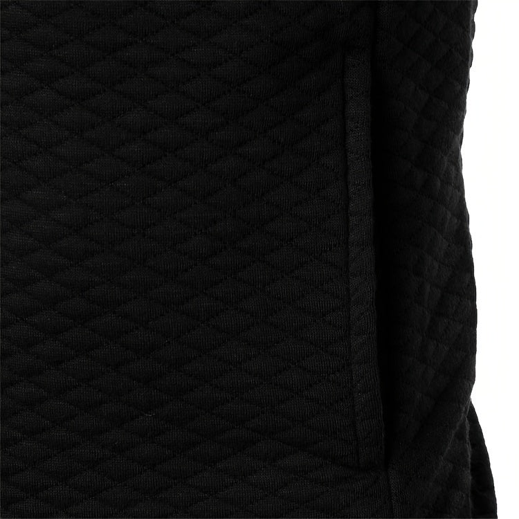 Men's Casual Full Zip Bomber Jacket, Warm Comfy Blouson Jacket For Autumn And Winter Outdoor Activity