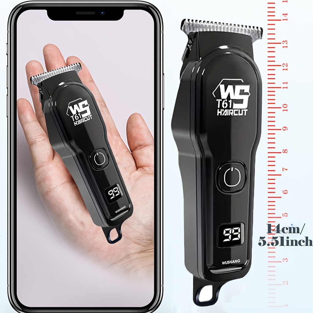 FEIYBA Men'S Cordless Electric Hair Clipper, Compact Rechargeable Beard & Hair Trimmer Set, Professional Barber Quality, Portable Grooming Tool for Home Use, Ideal Gift for Father'S Day or Christmas, USB Charging, Battery, 36