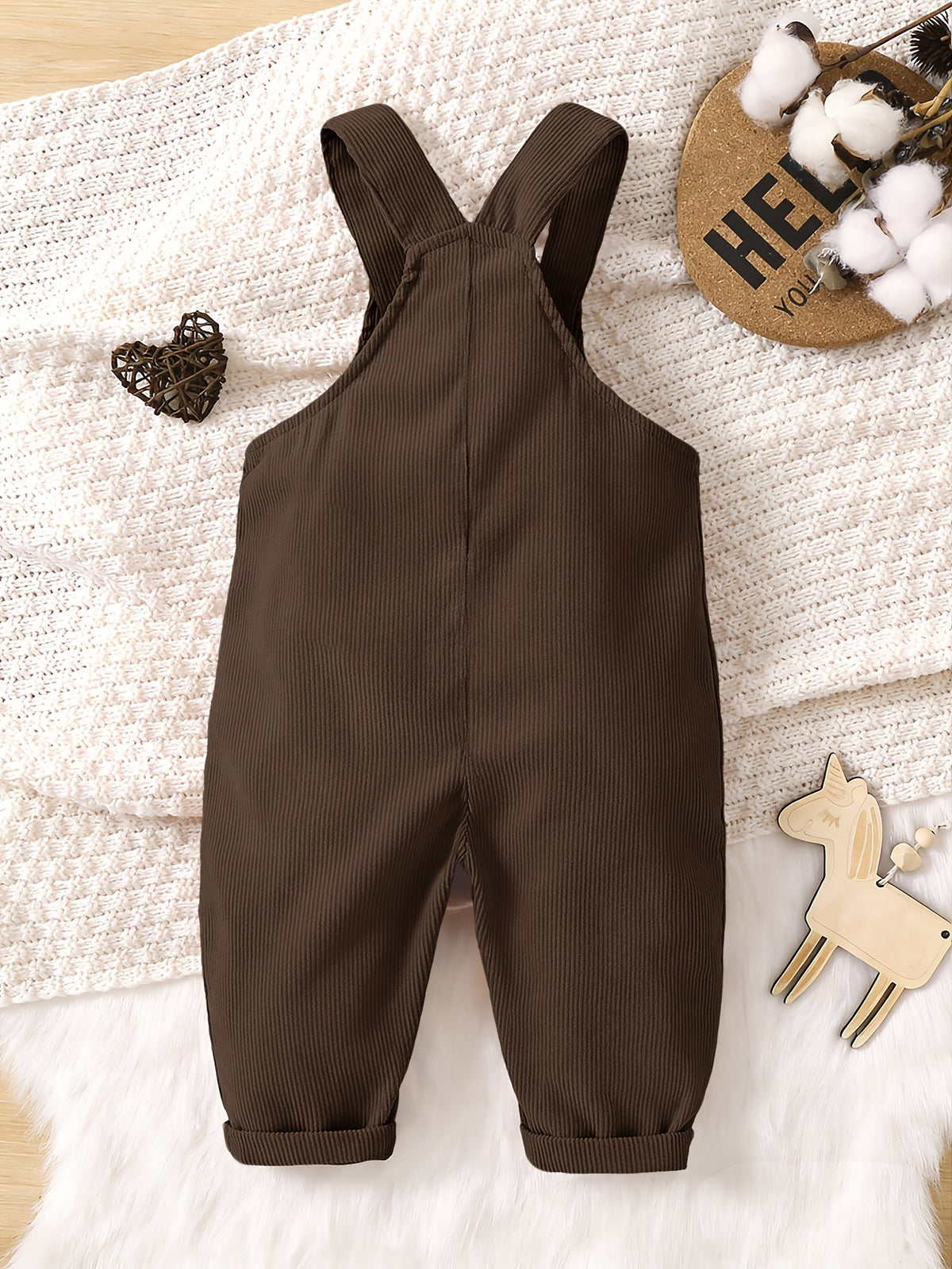 Cute Baby Unisex Suspender Pants for Spring and Fall - ayq