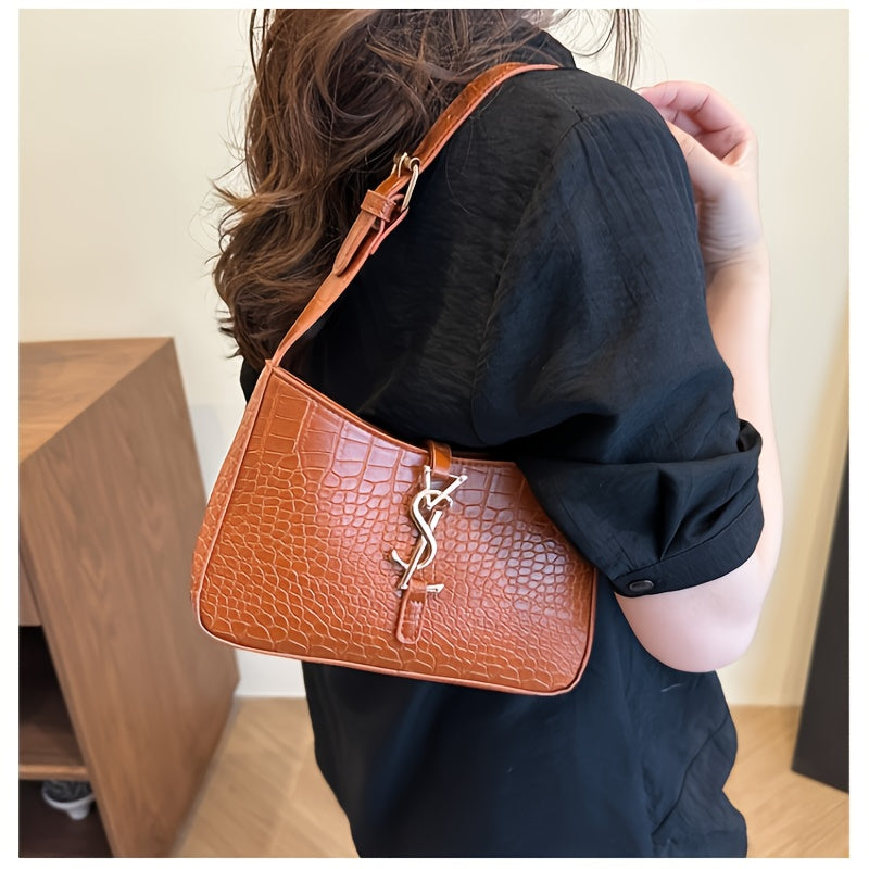 2025 Summer Women's Stylish PU Single-Shoulder Square Bag