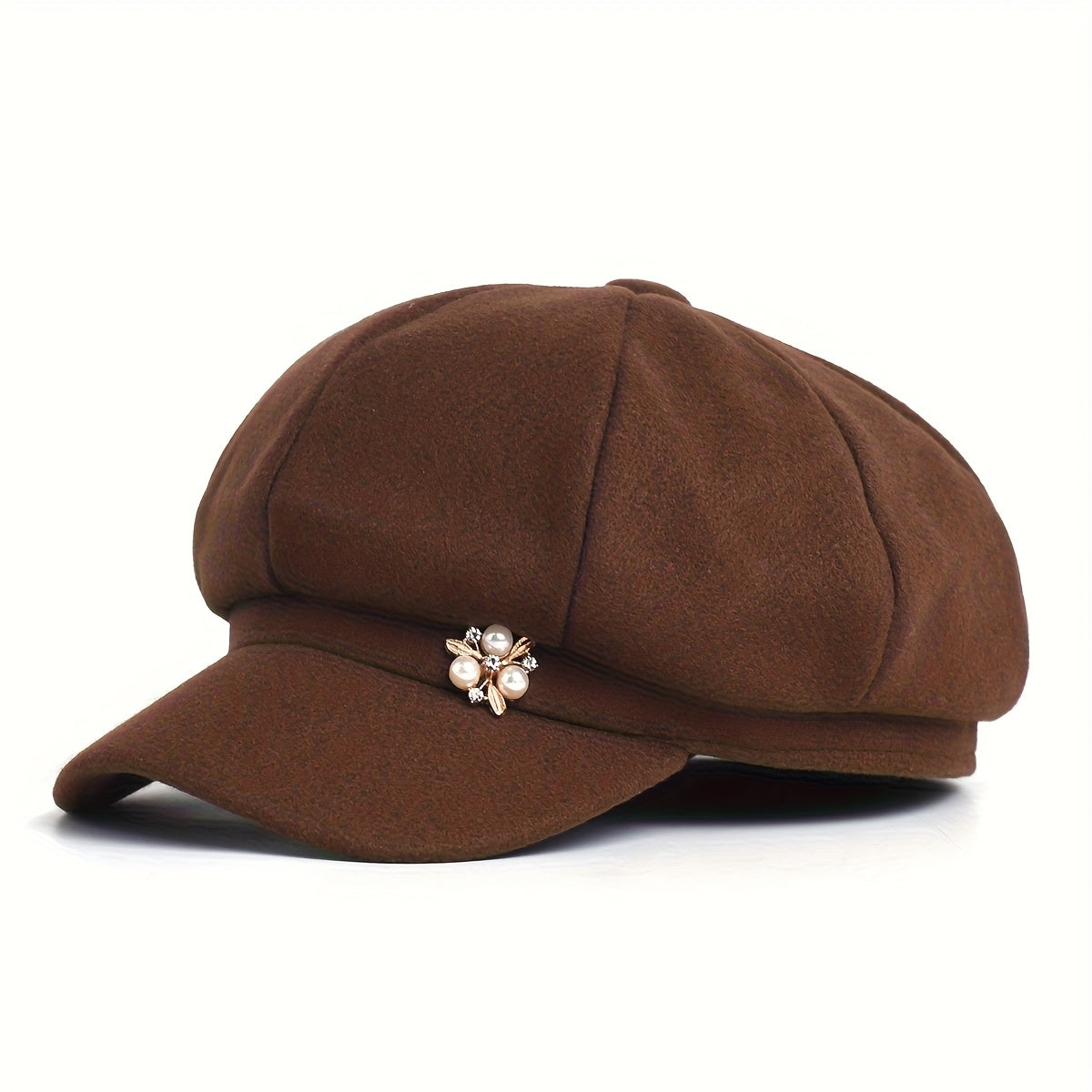 Women's Classic Warm Newsboy Beret Hat Lightweight Polyester