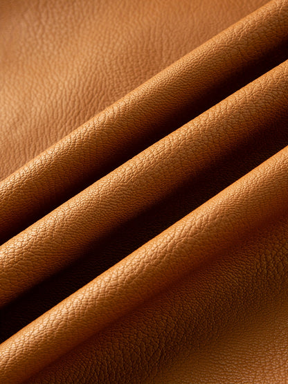 Men's Heavy-Duty Jacket - Thick Collar & Zippered Pockets, Brown/, Motorcycle-Ready Workwear Coat for Construction, Commuting - Non-Stretch Exterior & Polyester Lining - Autumn/Winter Outerwear, Casual Workwear, Embroidered D