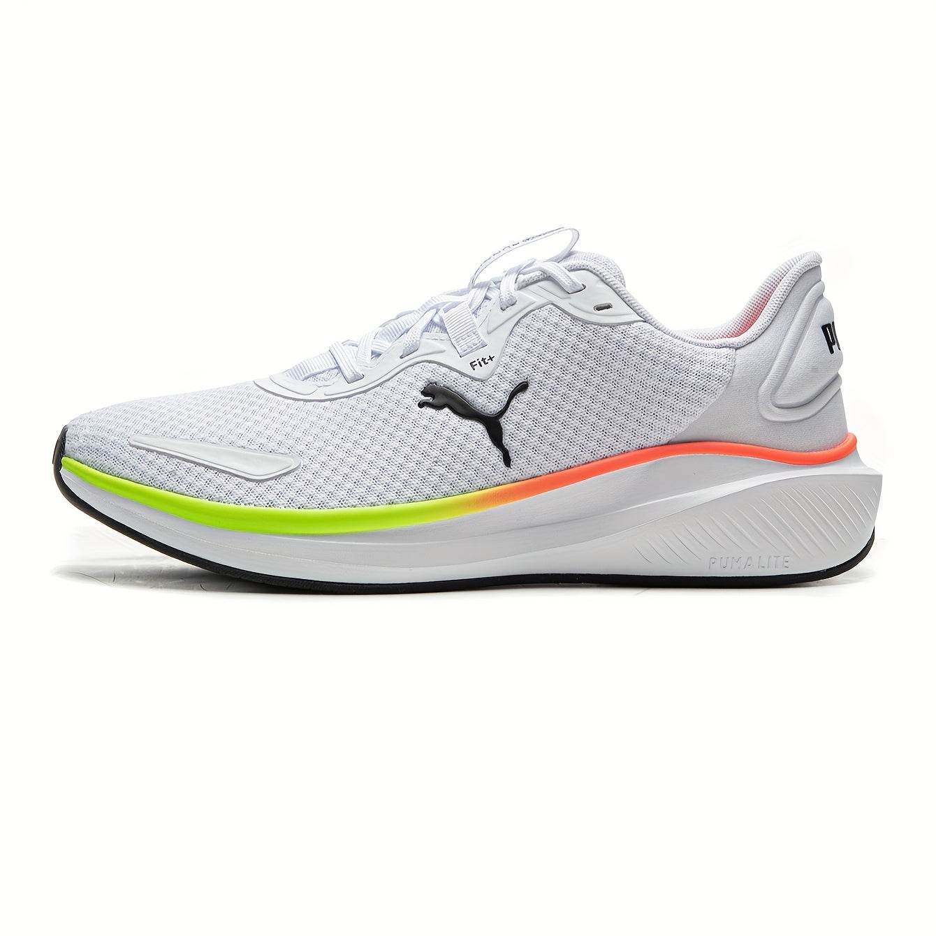 PUMA Unisex 38006728 Sneakers - Breathable Mesh Upper, Cushioned Midsole  Stability Support, Vibrant Neon Green Accents, Lightweight Summer Casual Shoes for Men  Women, Comfy Shoes, Sporty Look, Comfortable Fit