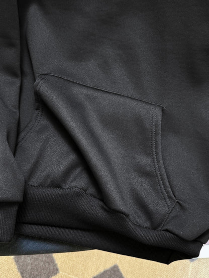 Կանացի մեծ չափսի ձմեռային տաք, գլխարկով սվիտեր՝ Շնորհավոր Սուրբ Ծնունդ և Շնորհավոր Նոր Տարի նախշերով - Հաստ բրդյա ծածկույթով մեծ չափսի սվիտեր, հարմարավետ, առօրյա սվիտեր Սուրբ Ծննդյան համար, Հելոուինի նվերներ, Սուրբ Ծննդյան սվիտեր, տոնական հագուստ,