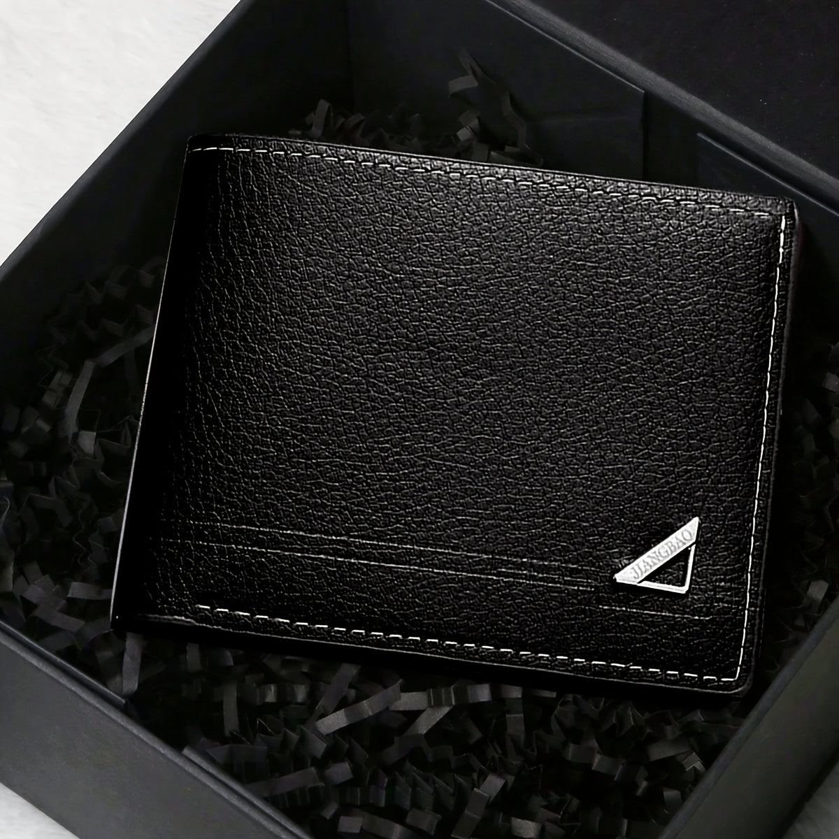 Men's PU Leather Wallet Compatible for all - Slim Cash & Card Holder with Photo Frame, Multi-Slot Organizer - Business & Everyday Use - Gift for Husband, Dad, Boyfriend (Birthday, Father's Day) - Stylish Minimalist Money Wall