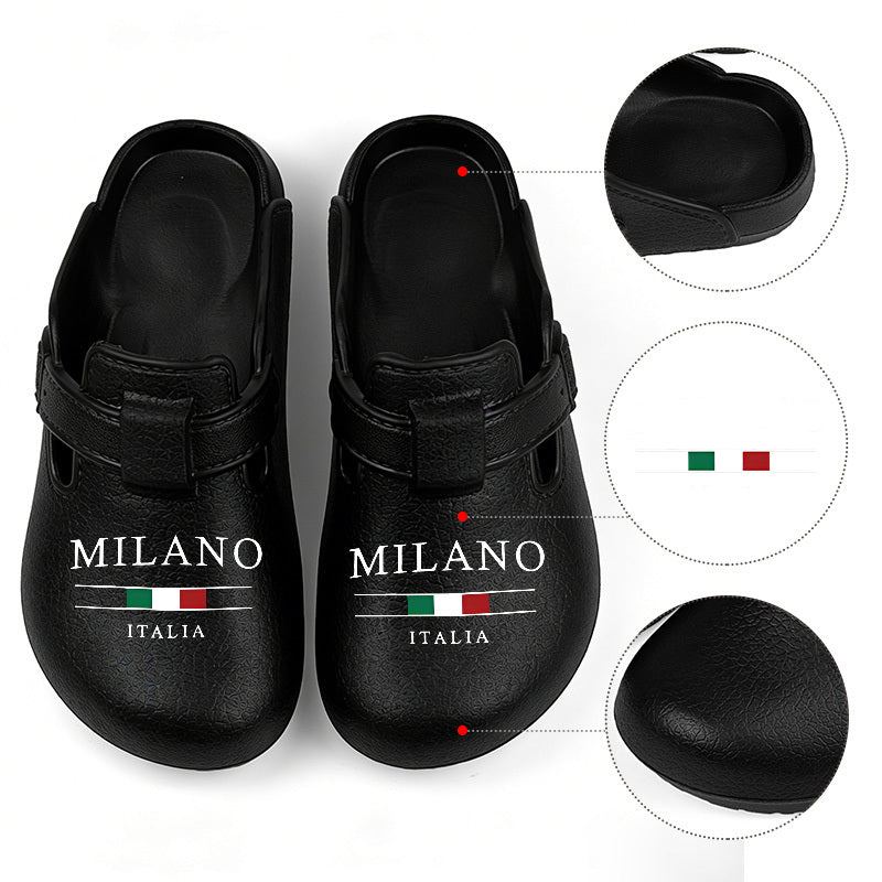Unisex Lightweight Milano Italia EVA Slippers with Dual Fit Strap