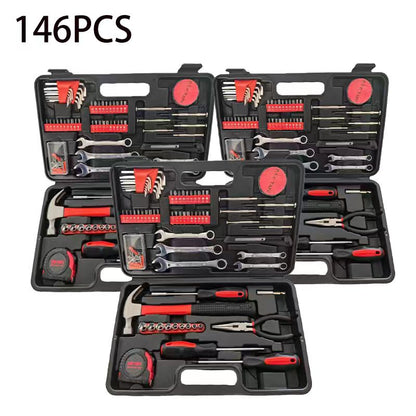 Home and Auto Repair Dual-Purpose Tool Set! No Need to Worry About Home Auto Repairs—this Versatile Set Handles Both Household and Automotive Maintenance. It Includes a Rich Assortment of Automotive Mechanical Tools, Making