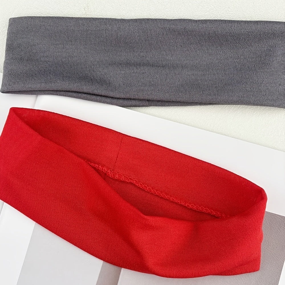 5pcs Ultra-Thin Women’s Athletic Headbands for Exercise & Daily Wear