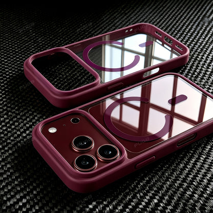 Clear Magnetic Wireless Charging Phone Case for iPhone 18 Pro Max