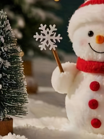 Women's Cozy Snowman & Christmas Tree Print Long Sleeve T-Shirt - Soft Round Neck Winter Sweater-Style Top with Snowflake Patterns, Machine Washable Holiday Party Outfit (Green/Golden) for Xmas & New Year's Events