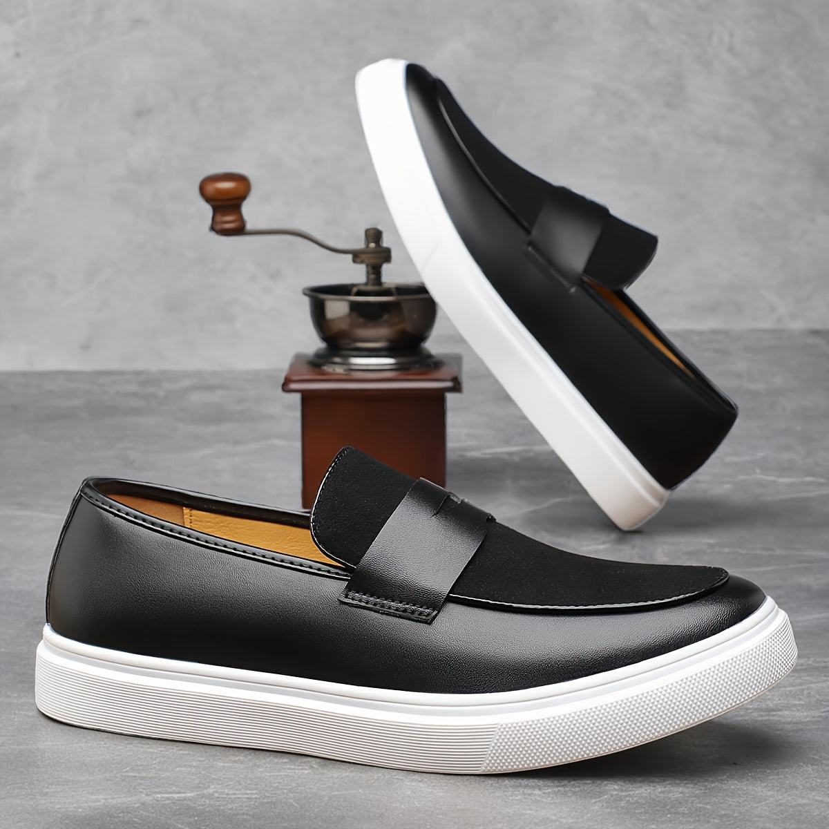 Men's Slip-On Dress Shoes Comfortable for Weddings & Travel