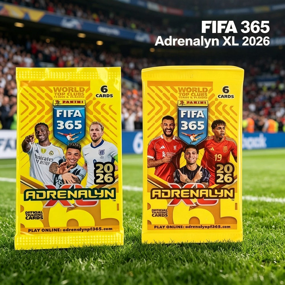2026 Panini FIFA365 Adrenalyn XL ֆուտբոլային քարտերի փաթեթ