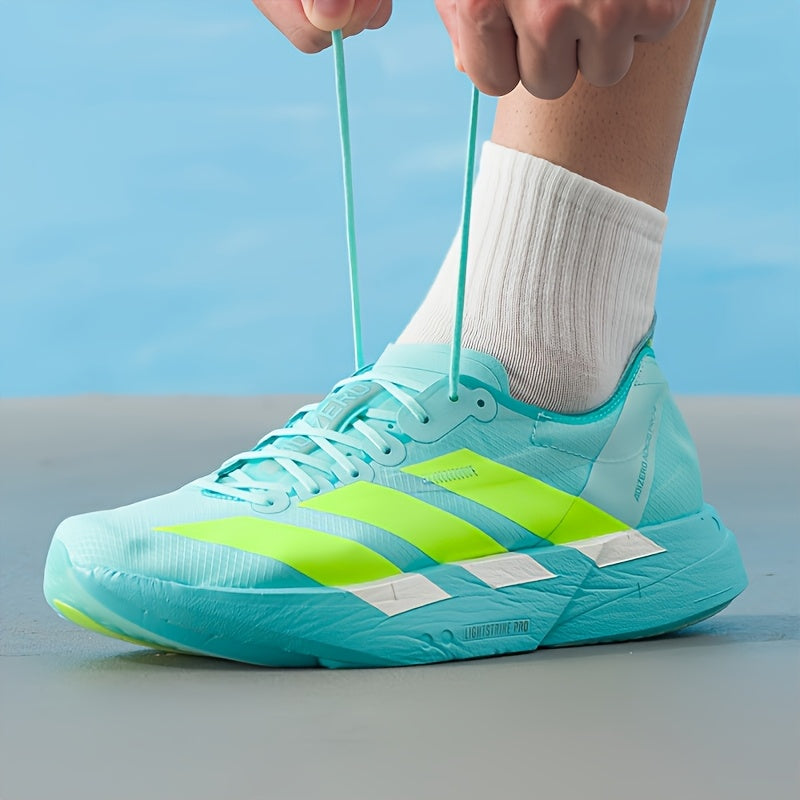 Men's Adidas Adizero Racing Sneakers in Bright Teal for Training