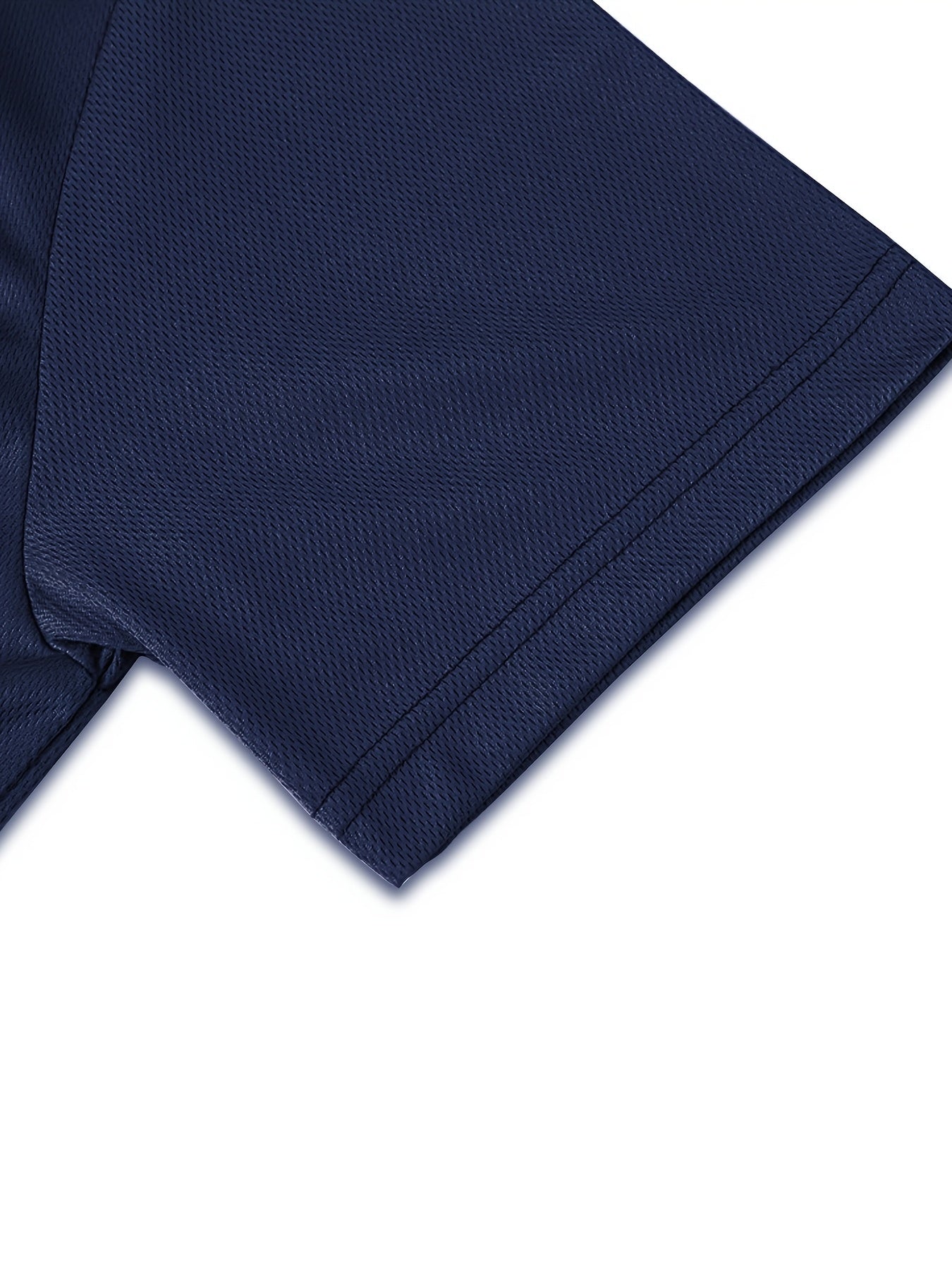 Brand New Short-Sleeve Polo with a Half Zipper, Quick-Drying And Breathable, a Stylish Casual Top - ayq