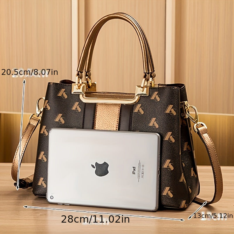 Lorna Vesta Elegant Women's Leather Tote with Removable Strap