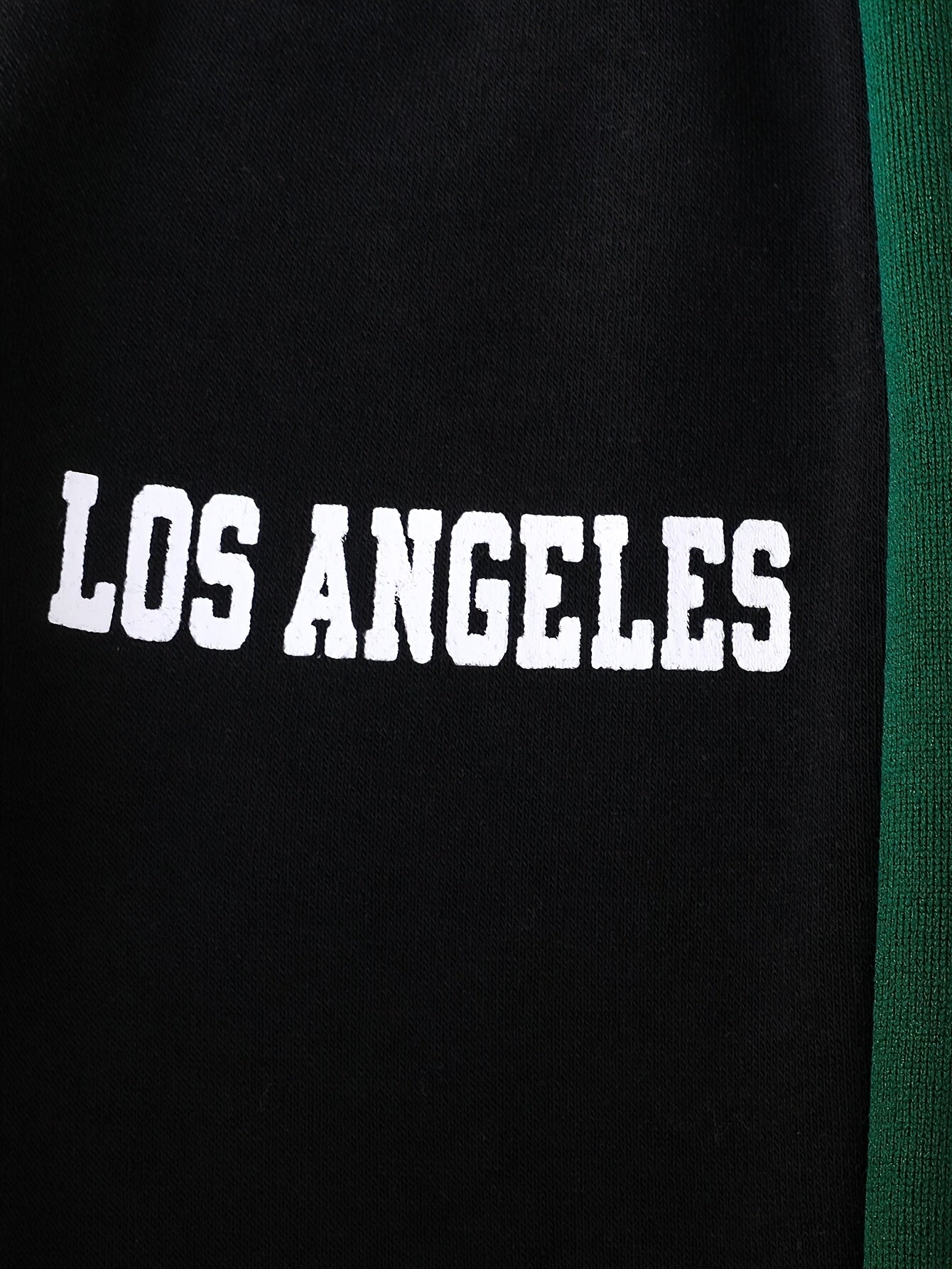 2pcs Boys' Autumn/Winter Fleece-Lined Hooded Sweatshirt and Pants Set, Simple Letter Print Fashion Classic Outfit for Outdoor Sports and Casual Wear, 100% Polyester Knit Stretch Fabric, Ideal Gift Choice for Kids, Perfect for