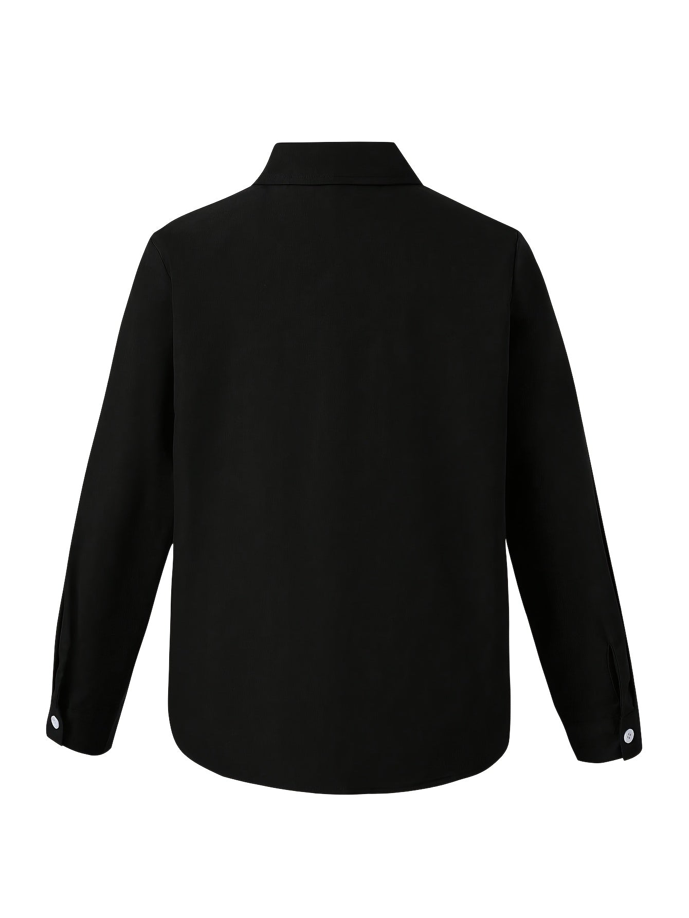 Boys' Long Sleeve Button-Up Shirt with Animal Print for Spring/Fall