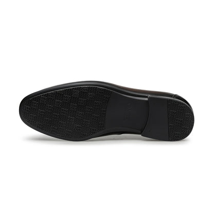 Men's Lightweight Leather Derby Shoes Slip-On Formal Business