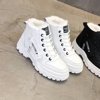 Մատչելի կանացի կոշիկներ, կանացի բոթեր, սև ու սպիտակ ձմեռային կոշիկներ նրա համար: Տաք, բրդյա ծածկով կոճի բարձրացնողներ – իդեալական նվեր թեթև հարմարավետությամբ, իդեալական է հանգստի ճանապարհորդության և բացօթյա սպորտի համար: