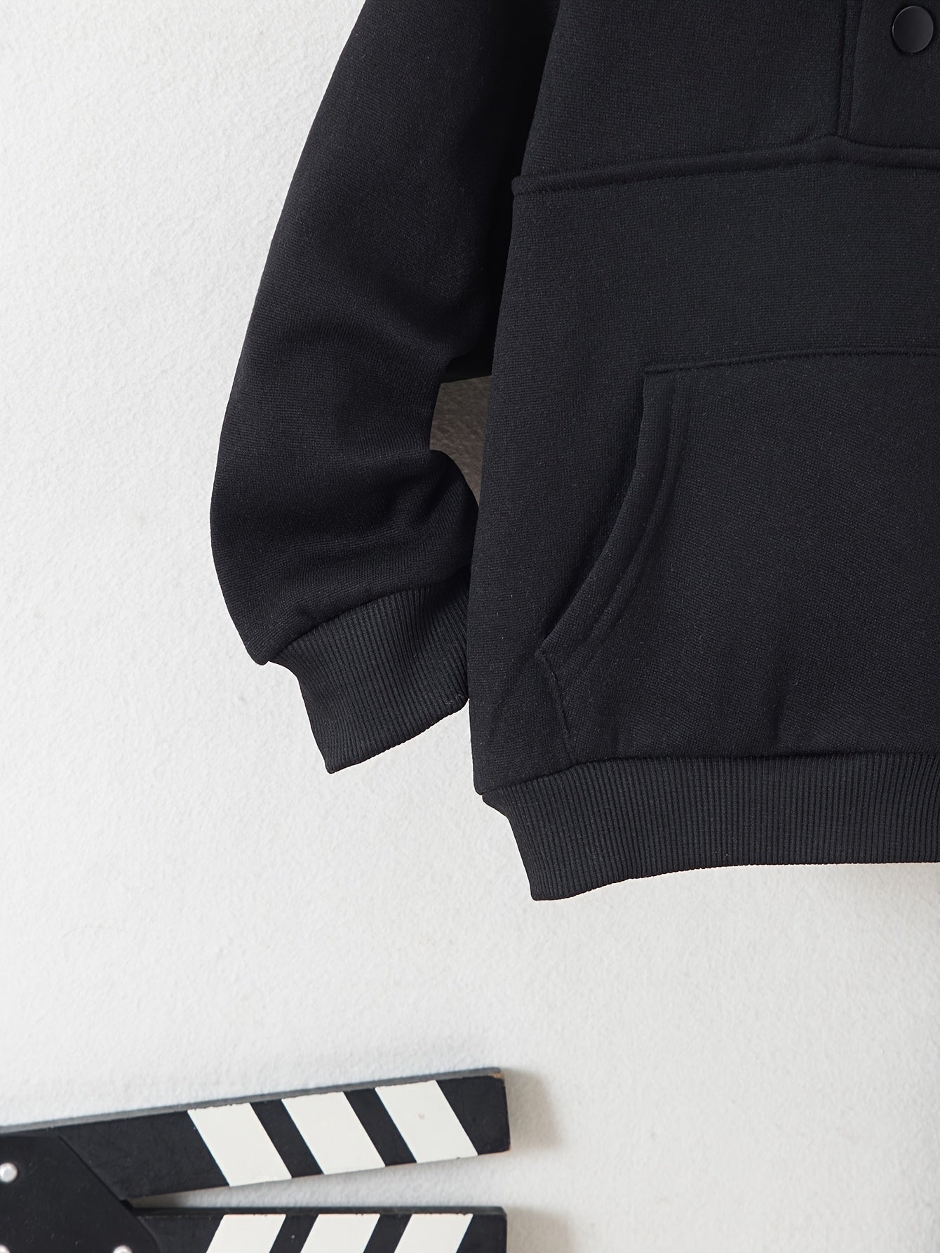 Boys' Cozy Fleece-Lined Hoodie & Sweatpants Set - Olive Green Casual Winter Outfit with Pockets, Thick Warmth for Fall & Winter, Regular Fit, Casual Attire, for Outdoor