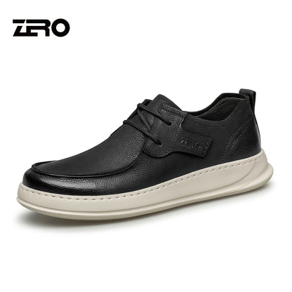 Men's Casual Leather Loafers Soft Sole Breathable Shoes