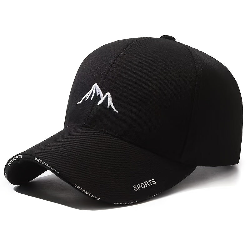 Men'S and Women'S Baseball Cap Casual Alphabet Embroidery Fashion Cap Lightweight Unisex Duckbill Hat for All Seasons