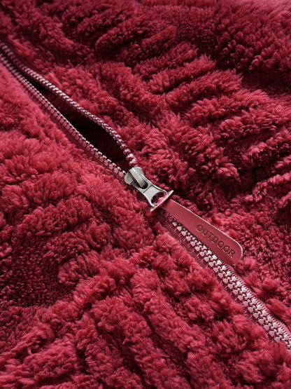 [Elson OBM] Solid Color Fashion Hooded Jacket, Long Sleeve Zip-Up Outerwear, Windproof and Warm, Comfortable for Autumn and Winter, Ideal as a Gift