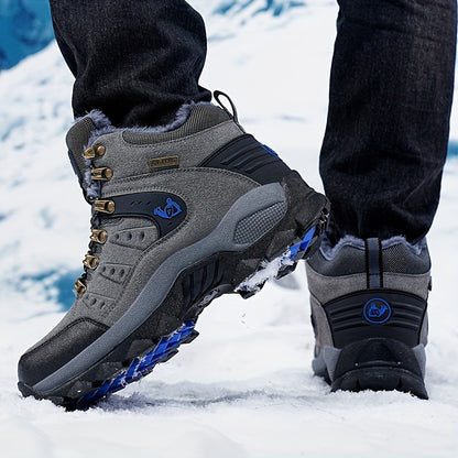Winter Plus Velvet Warm Outdoor Hiking Shoes Men And Women Casual Sports Shoes Couples Large Size Shoes