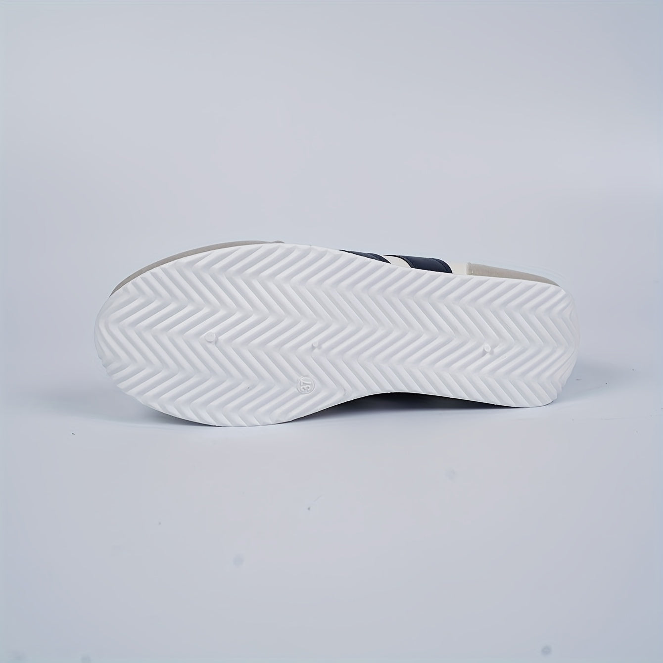 Women's Casual White Sneakers with Blue Accents - Breathable & Comfortable Lace-Up Running Shoes, Low-Top Fitness & Travel Footwear, Soft Rubber Sole, All-Season Wear