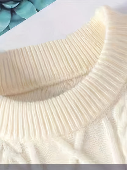 Նոր տղամարդու սվիտեր աշնան և ձմռան համար, խիտ և բազմակողմանի տրիկոտաժ դեռահասների համար, որը ներկայացնում է նորաձև զույգերի ոճը