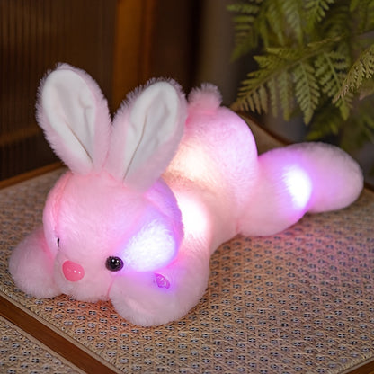 Luminous Bunny Plush Toy – Cuddly And Charming Light-Up Rabbit Stuffed Animal, 35Cm (13.8 Inches), Great for Children, Enchanting Nighttime Companion, Perfect Present for Bunny Enthusiasts