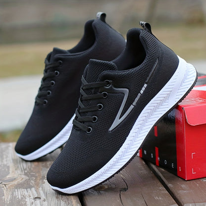 Men's Lace-up Sneakers - Athletic Shoes - Lightweight And Breathable - Running Basketball Workout Gym