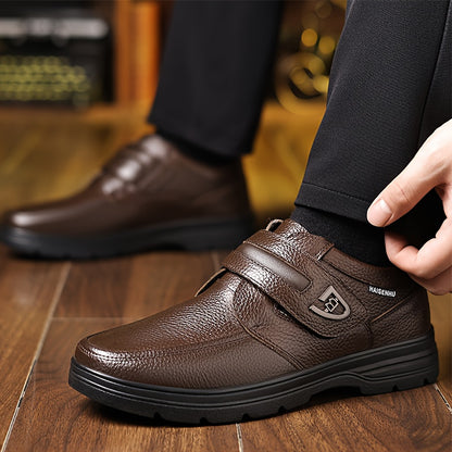 Men's All-Season Low-Cut Genuine Leather Casual Fashion Shoes