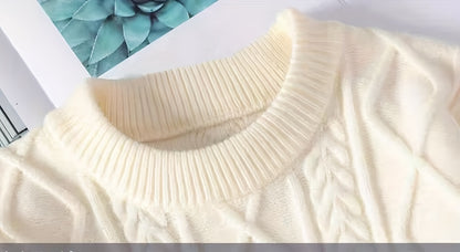 Նոր տղամարդու սվիտեր աշնան և ձմռան համար, խիտ և բազմակողմանի տրիկոտաժ դեռահասների համար, որը ներկայացնում է նորաձև զույգերի ոճը