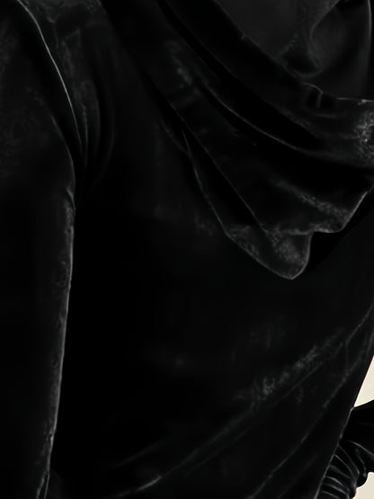 2pcs Women'S Casual Solid Color Hoodie and Pants Set | Fall/Winter Season Outfit