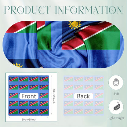 Աֆրիկյան դրոշի մեծ չափի բանդանա-շարֆ տղամարդկանց և կանանց համար՝ նախատեսված բոլոր եղանակների համար