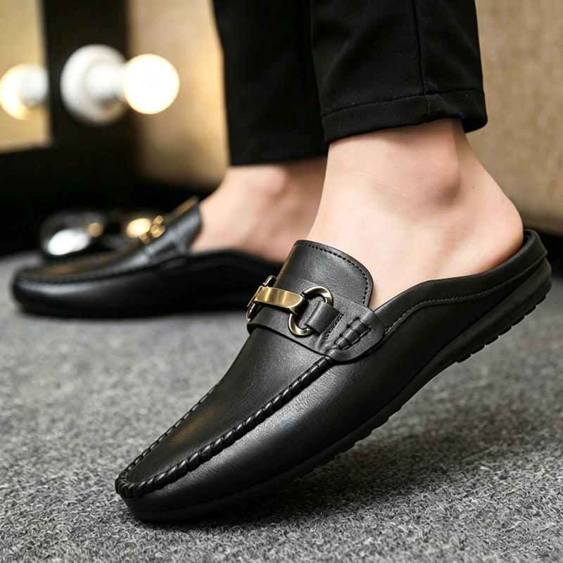 Men's Slip-On Loafers Soft Sole Casual Moccasins Brown Black