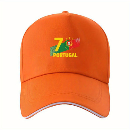 7 Portugal Emblem Sports Cap for Workouts and Jogging