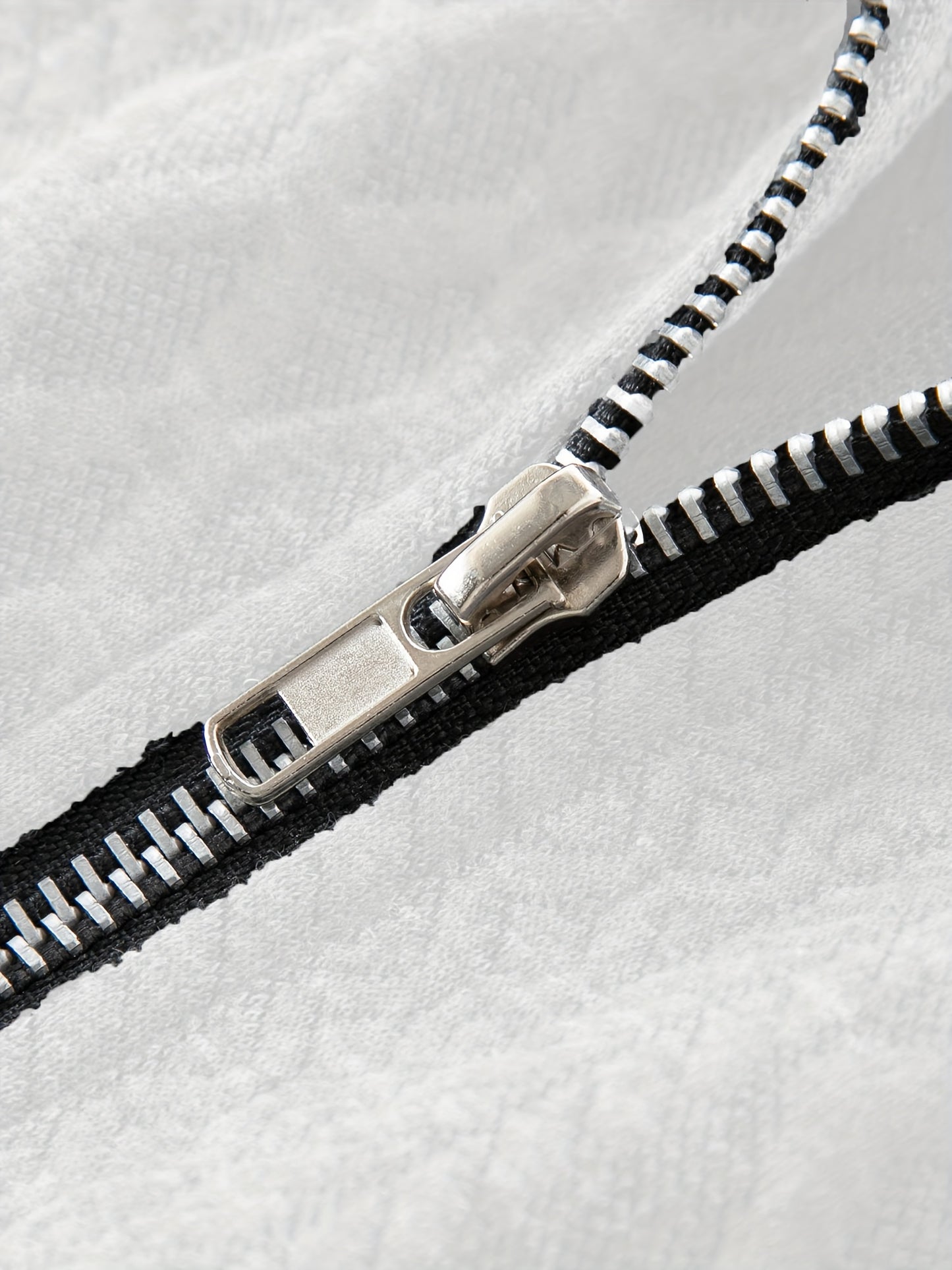 Men's Beige & Orange Contrast Full-Zip Jacket - Winter Warmth Loose-Fit Tailored Coat with Stand Collar, Zippered Pockets & Full-Zip Closure, Machine Washable Casual Outerwear for Men (Beige/Orange) - Ideal for Fall and Winte