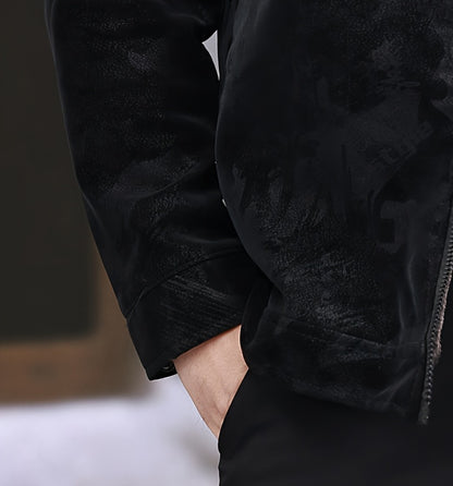 Men's Heavyweight Winter Jacket - Thermal Insulated Coat with Full-Zip Closure, Formal Office & Casual Outerwear - Polyester Lining - Non-Stretch Fabric - Professional Administrative Jacket for Cold Weather