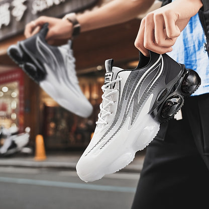 Men's Breathable Mesh Running Sneakers with Air Cushioning, Comfortable and Breathable to Wear - ayq