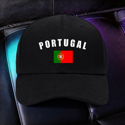 Adjustable Lightweight Baseball Cap with Portuguese Print