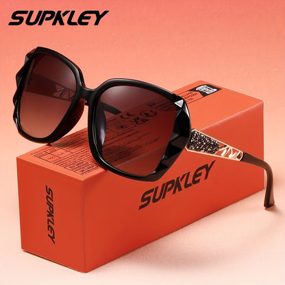 Elegant Women’s Butterfly Polarized Sunglasses UV400 PC Frame