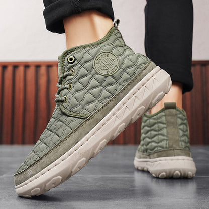 Men's Versatile PU Hiking Shoes for Urban and Outdoor Use