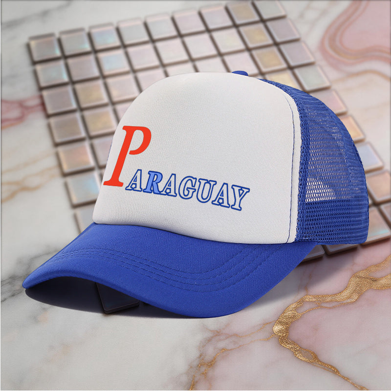 Unisex Lightweight Casual Paraguayan Map Print Hat