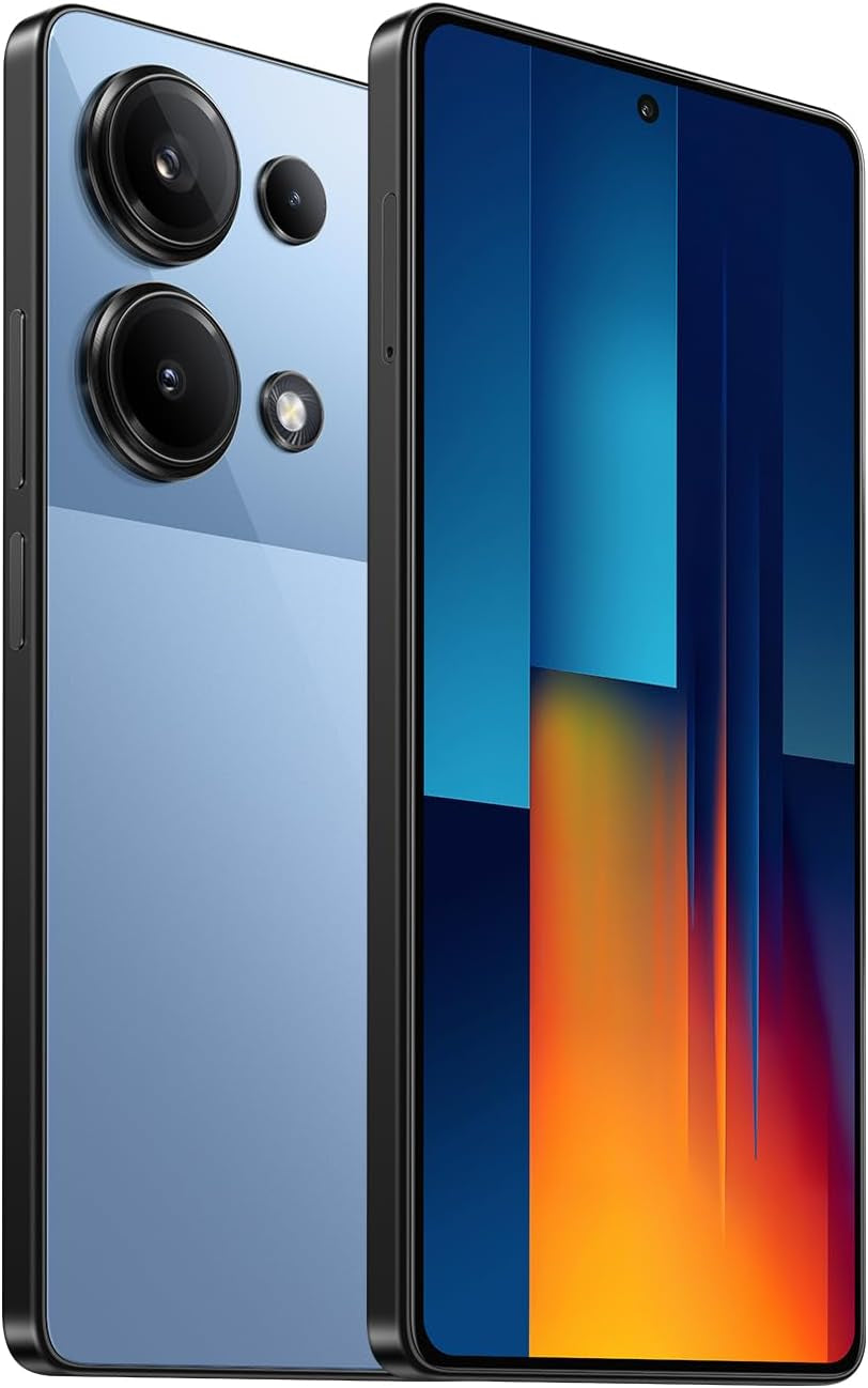 Xiaomi Poco M6 Pro 4G LTE GSM (512GB + 12GB) 64MP Triple Camera Dual Sim 6.67" Octa Core (Tmobile Mint Tello Global) Unlocked + (Bundle Fast Car Charger) (Blue Global ROM)